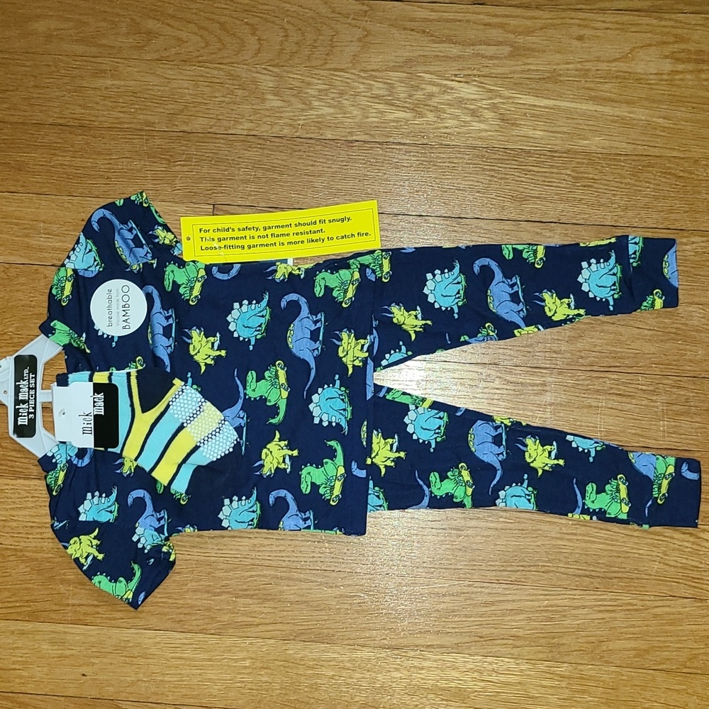 Bamboo baby pj set